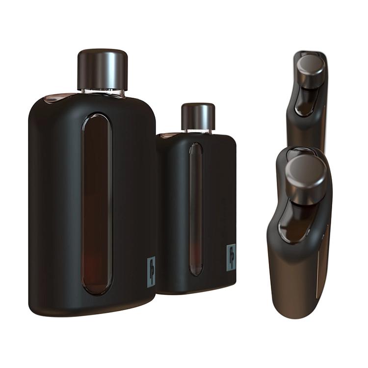RAGPROPER モダンガラスフラスク シリコンカバータイプ 100ml＆240ml
