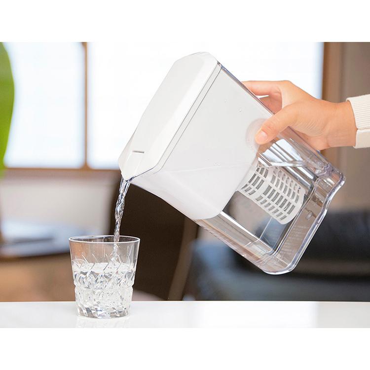 ポット型浄水器 ULeAU(ウルオ) 本体&交換用フィルターカートリッジ付きセット イーテック 潤水 P10倍(ZK)|smart-kitchen|03