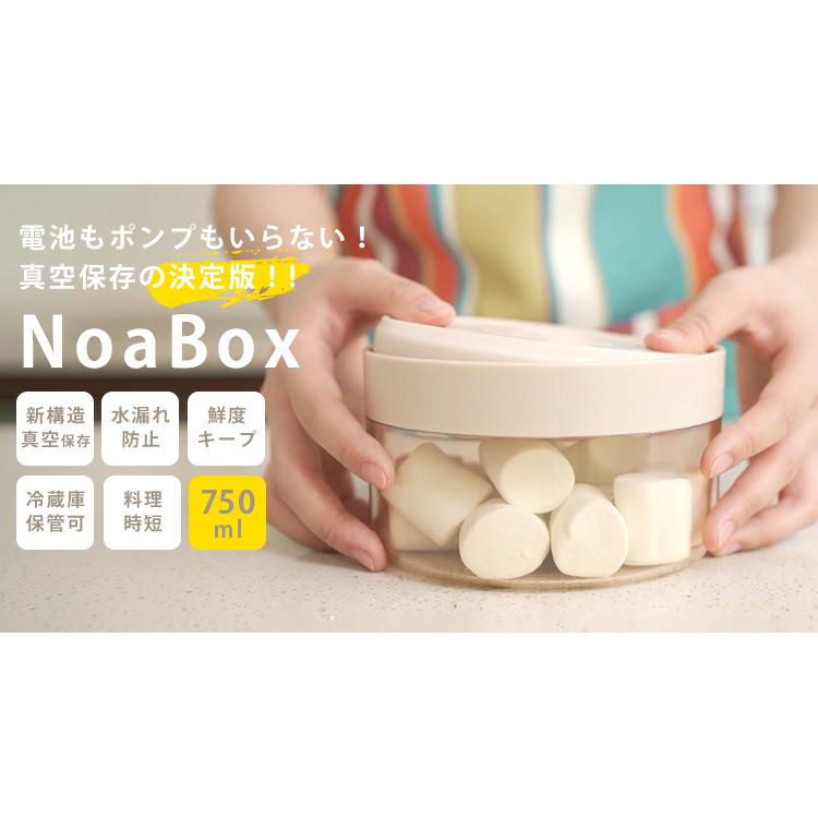 簡単手動 真空 保存容器 ノアボックス 750ml NoaBox : SmartKitchen