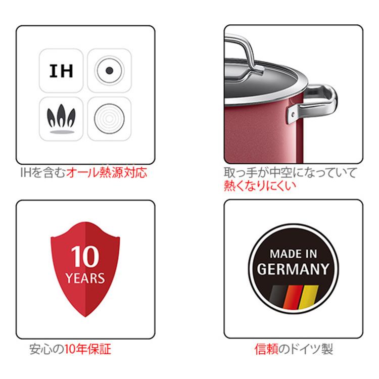 WMF フュージョンテック ミネラル ローキャセロール 20cm 2.5L WMF フュージョンテック ミネラル ローキャセロール 20cm 2.5L