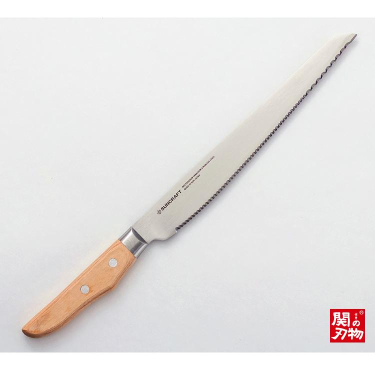 SUNCRAFT　パン切りナイフ「せせらぎ」　刃渡り21cm　サンクラフト　　P10倍