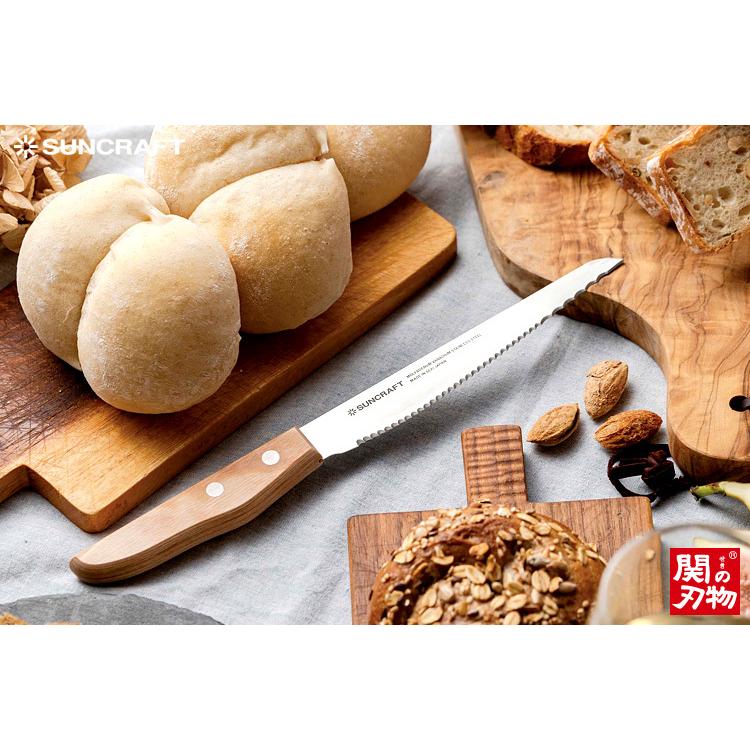 SUNCRAFT パン切りナイフ「せせらぎ」 刃渡り14cm サンクラフト 爆買