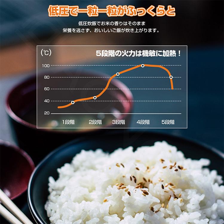 AONCIA 多機能マイコン式 炊飯器 2合炊き （コンパクト電気炊飯ジャー