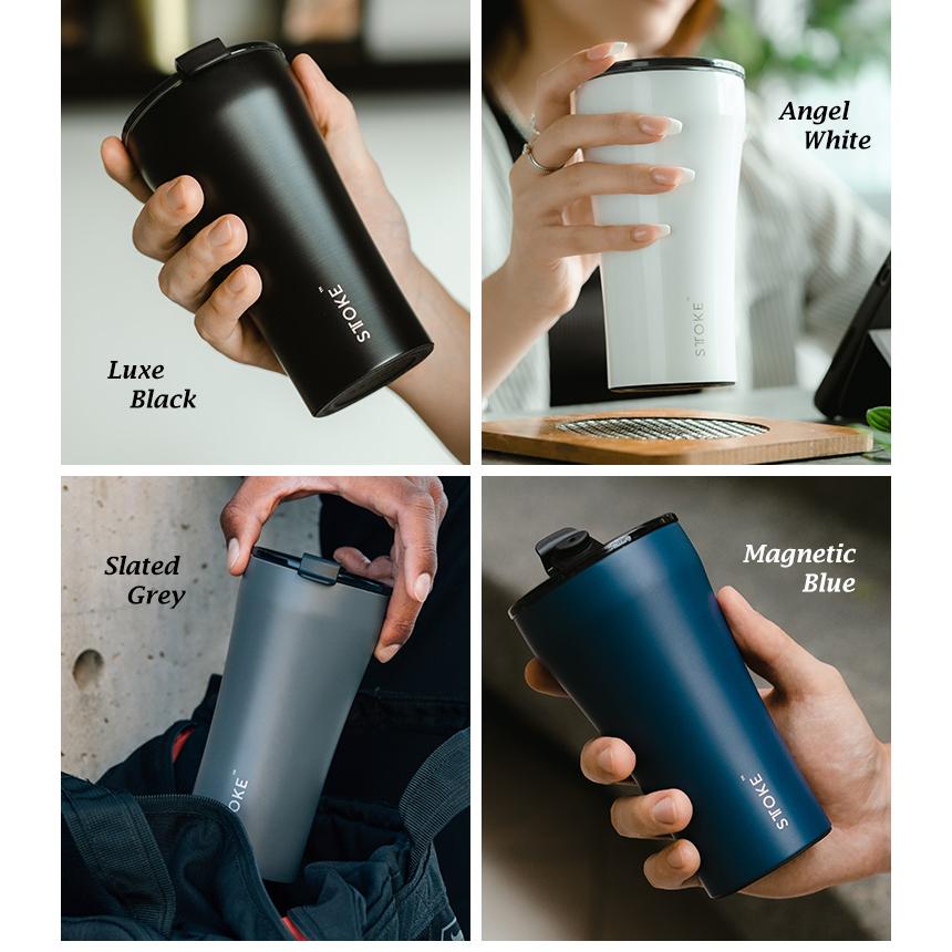 STTOKE リユーザブルカップ リークプルーフ 完全密封フタ ラージ L（355ml） ストーク 特典付