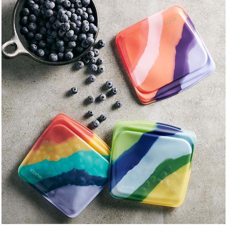 スタッシャー シリコーンバッグ EZサンドイッチ Mサイズ 選べる4個