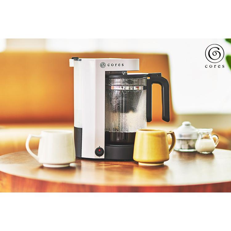 cores（コレス） cores 5カップコーヒーメーカー C302WH 電動式 5杯用