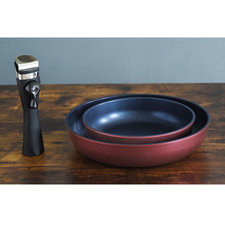 アーネスト ベルフィーナ 取っ手が外せるフライパンセット（20cm・26cm