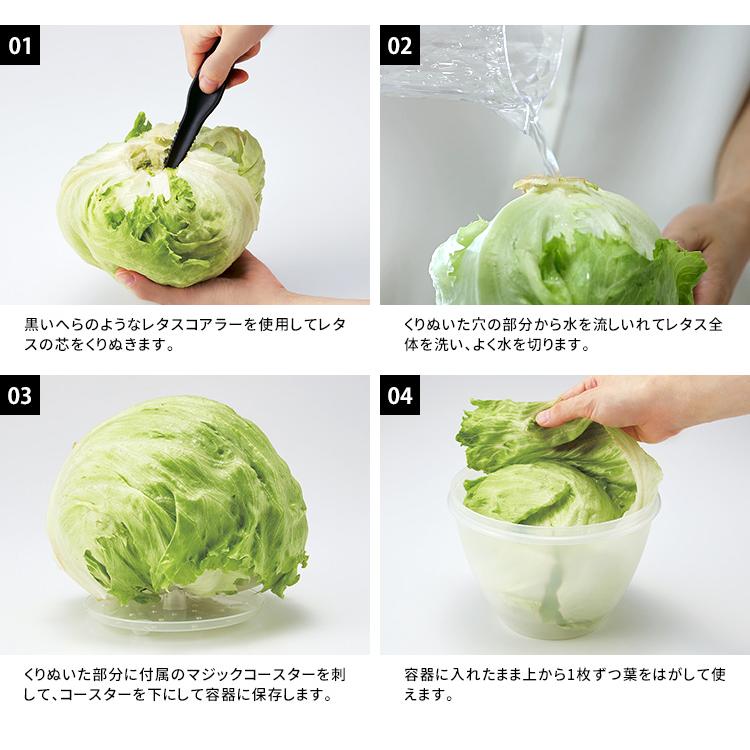 正規販売店 タッパーウェア レタスキーパー＆コアラー 芯抜き付き 