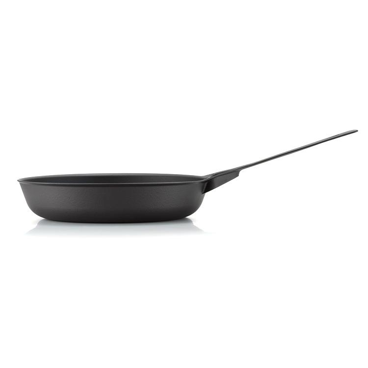 UNILLOY（ユニロイ） フライパン 内径28cm ガラス蓋セット 鋳鉄パン 直