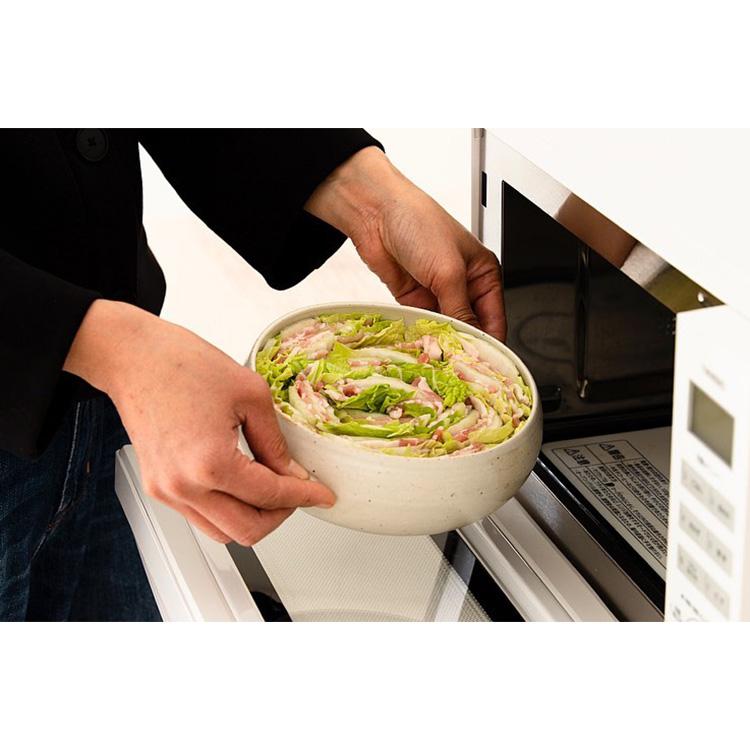 伸光窯 CORON Mom ボウル＋フタ皿セット おひつ 2〜3人用 美濃焼