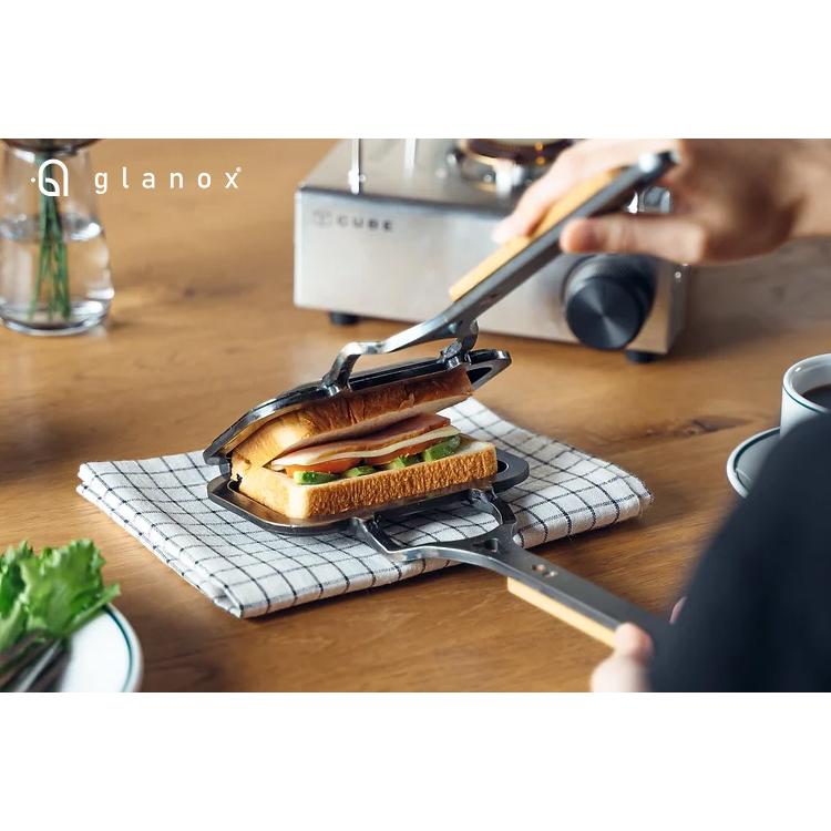 黒皮極鉄プロサンド ハーフ 直火・IH対応 ホットサンドメーカー 日本製 glanox｜smart-kitchen｜02