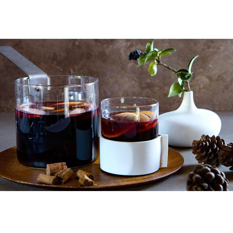 正規品】THE KETTLE ガラスの片手ポット 12cm 1.3L 直火用 片手鍋