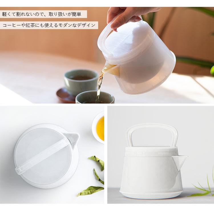 十年急須 500ml （茶漉し付 軽量 トライタン ティーポット 茶器 割れ