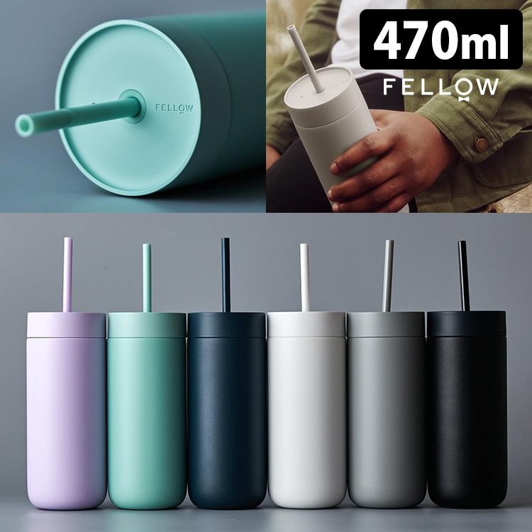 FELLOW カーター コールドタンブラー 470ml ストロー付き 保冷用 16oz フェロー Carter ColdTumbler