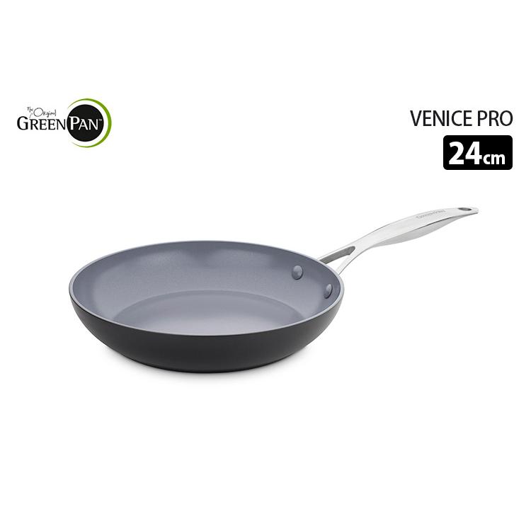 GREENPAN ヴェニス プロ フライパン 24cm IH対応 CC000651-001 ガス火