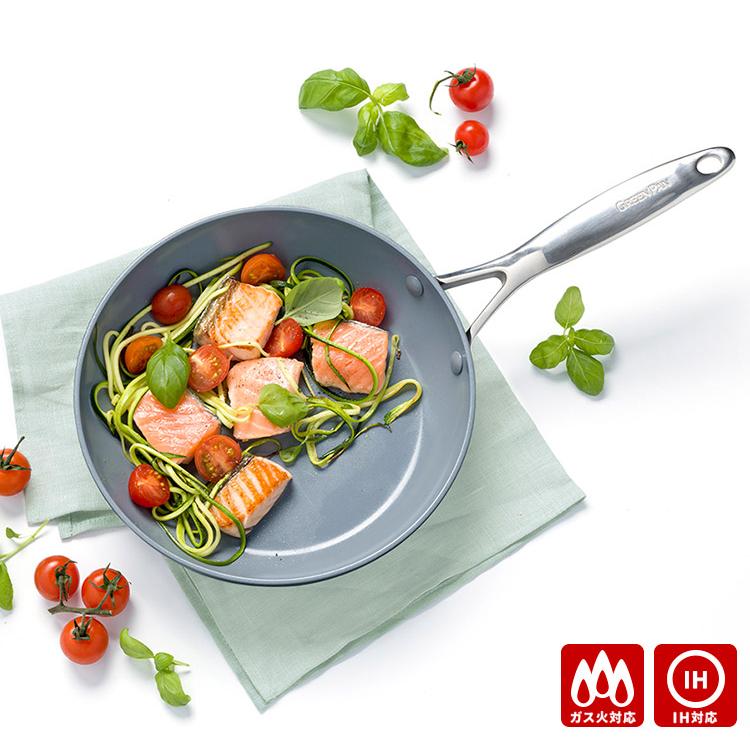 GREENPAN ヴェニス プロ フライパン 24cm IH対応 CC000651-001 ガス火