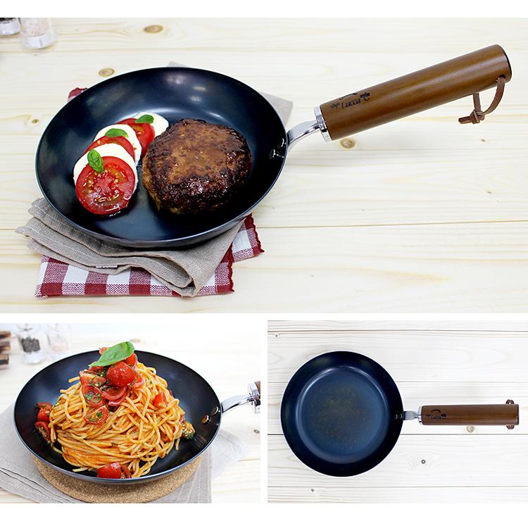 桝谷周一郎監修 職人手作り鉄フライパン 20cm ガス・IH対応 鉄製 鉄