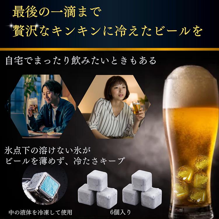 ビアキューブ 6個入り タンブラー ギフトセット トング付き アイス