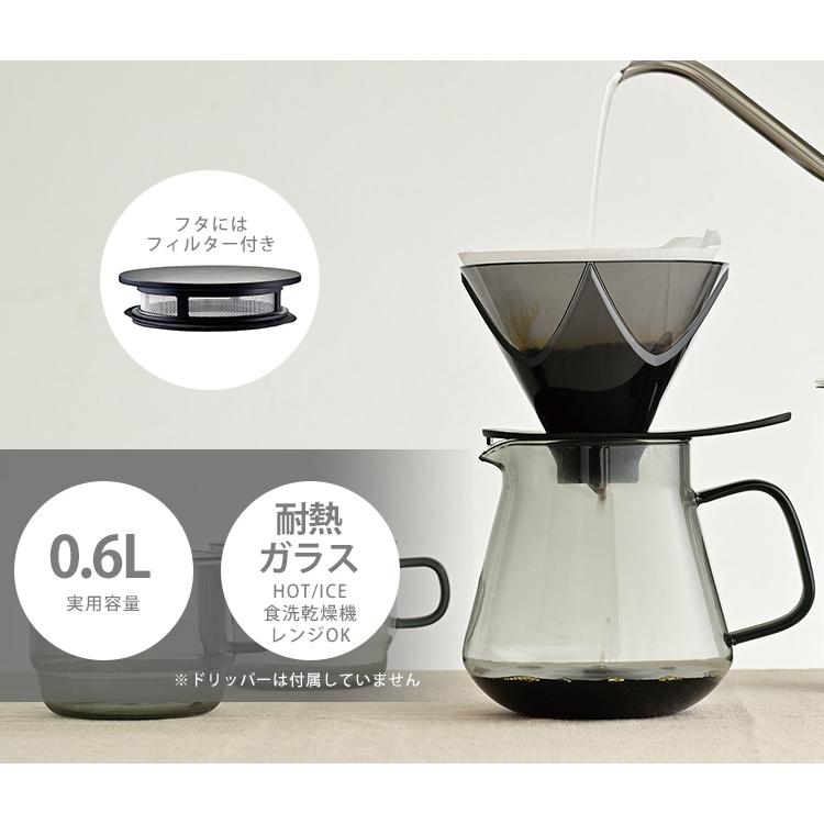 HARIO（ハリオ） HARIO COLORS ティー＆コーヒーサーバー （0.6L HCT