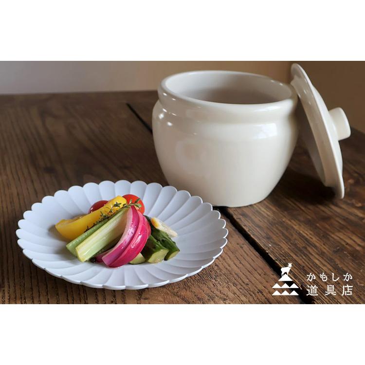 かもしか道具店 浅漬けの壺 重石付きセット 900ml （浅漬けの壷 浅漬け