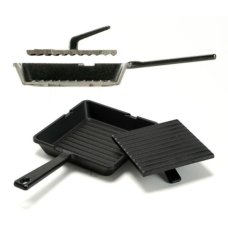 プレスグリルパン フルセット（グリルパン＋プレス＋ブラシ＋ハンドル