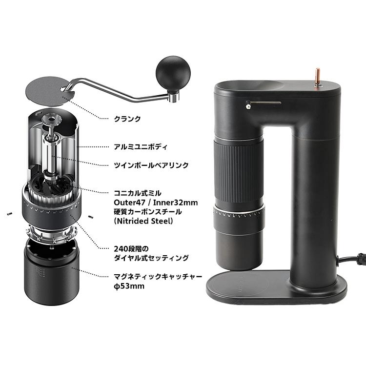 珈琲豆おまけ付 GOAT STORY 2in1 電動コーヒーミル ARCO (電動 珈琲豆おまけ付 GOAT STORY 2in1 電動コーヒーミル ARCO (電動
