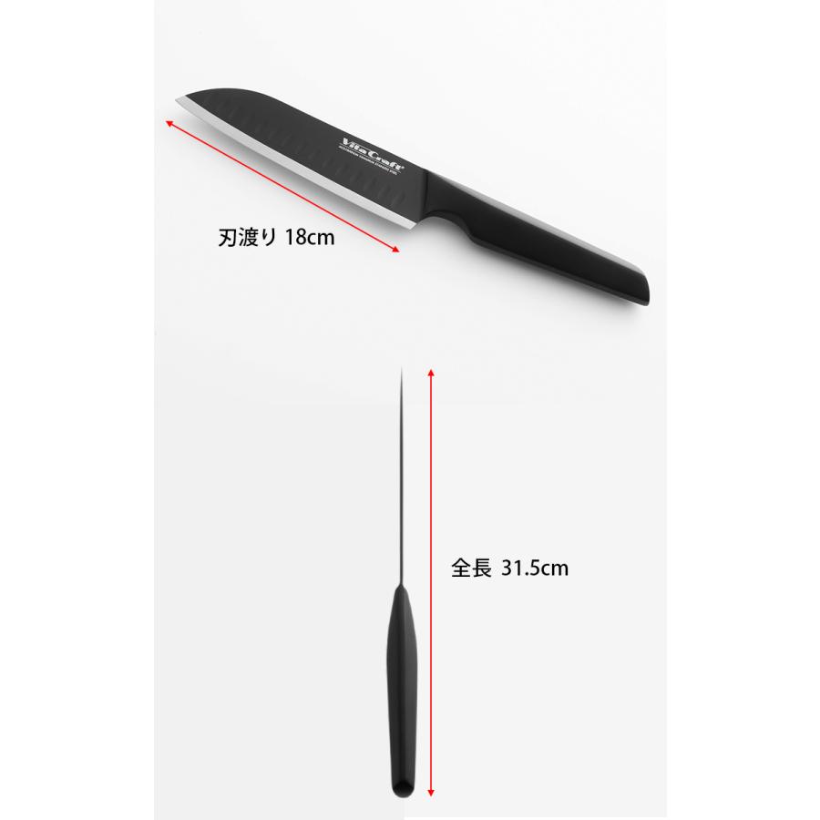 Vita Craft（ビタクラフト） SOLID KNIFE BLACK THE SANTOKU （Vita