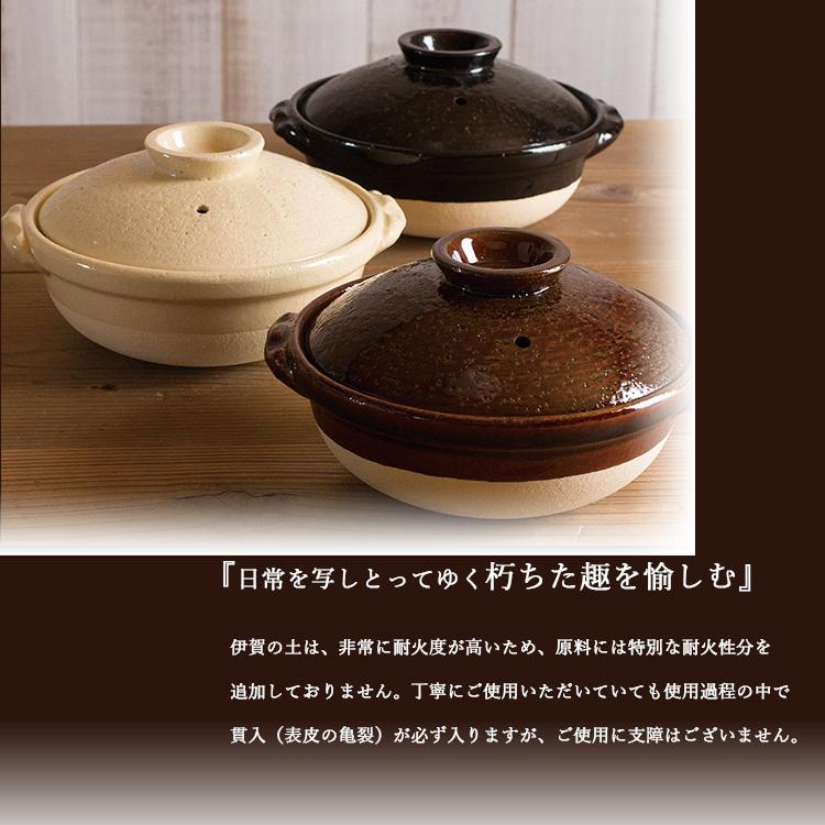 TOJIKI TONYA（トウジキトンヤ） 古伊賀土鍋8号 （伊賀焼 永新陶苑