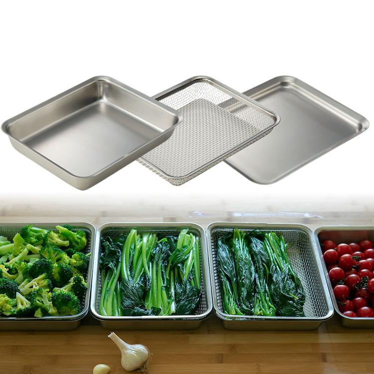 la base（ラバーゼ） 角バット ザル 3点セット （ラバーゼ 21cm セット