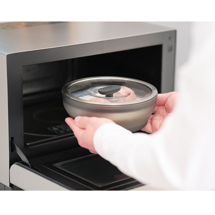 MEYER（マイヤー） MEYER Anyday 浅型ディッシュ 18cm 1.2L （フタ付き