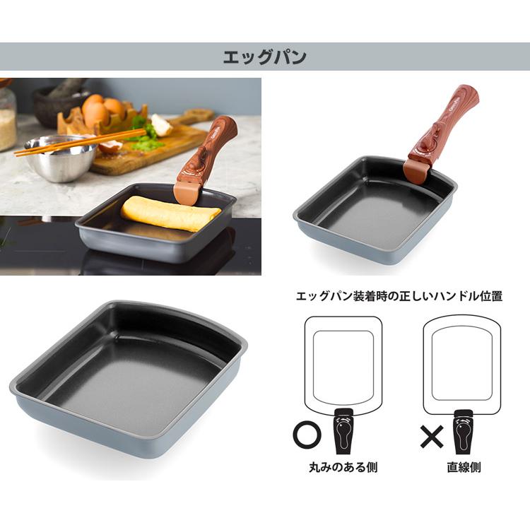 GREEN PAN（グリーンパン） クリックシェフ9点セット チャコールグレー