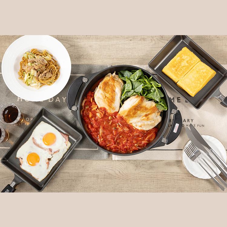 HAL Series 在庫限り2点！ 卵焼き器 ベーカーM（ガス専用） （ミニ