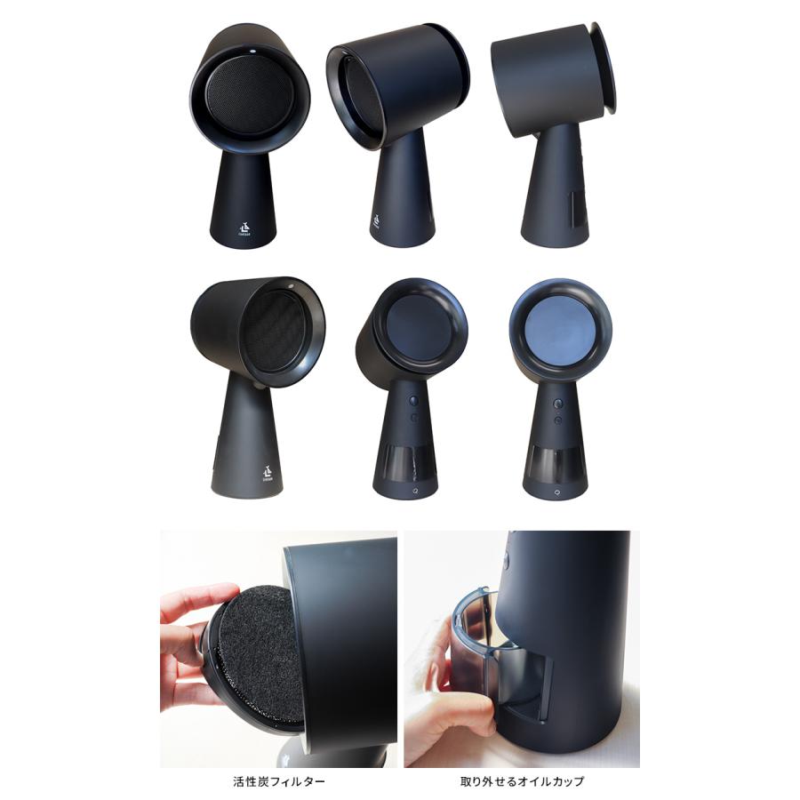 予約）livease 卓上換気扇 卓上レンジフード DVF-011 （マットブラック