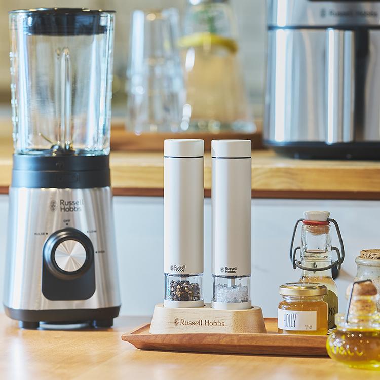 ポルシェ　ソルト&ペッパーミル （2点セット） 未使用 RUSSELL HOBBS（ラッセルホブス） ＼2025年発売／ 2026年モデル 電動