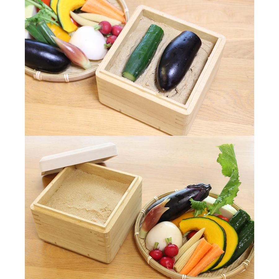 7月1日発売！kirisai 桐の冷蔵ぬか漬け鉢 小 （天然木 日本製 冷蔵庫