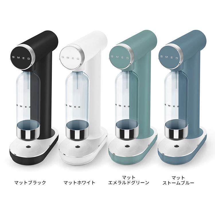 SMEG ソーダメーカー 800ml （スメッグ 2年保証 炭酸水メーカー 家庭用 1L ソーダマシン 炭酸飲料 日本語取説付）の画像