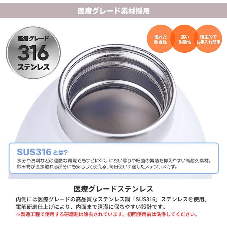 BLUEFEEL コードレス充電式ポータブルケトル Heat100 500ml （ブルー