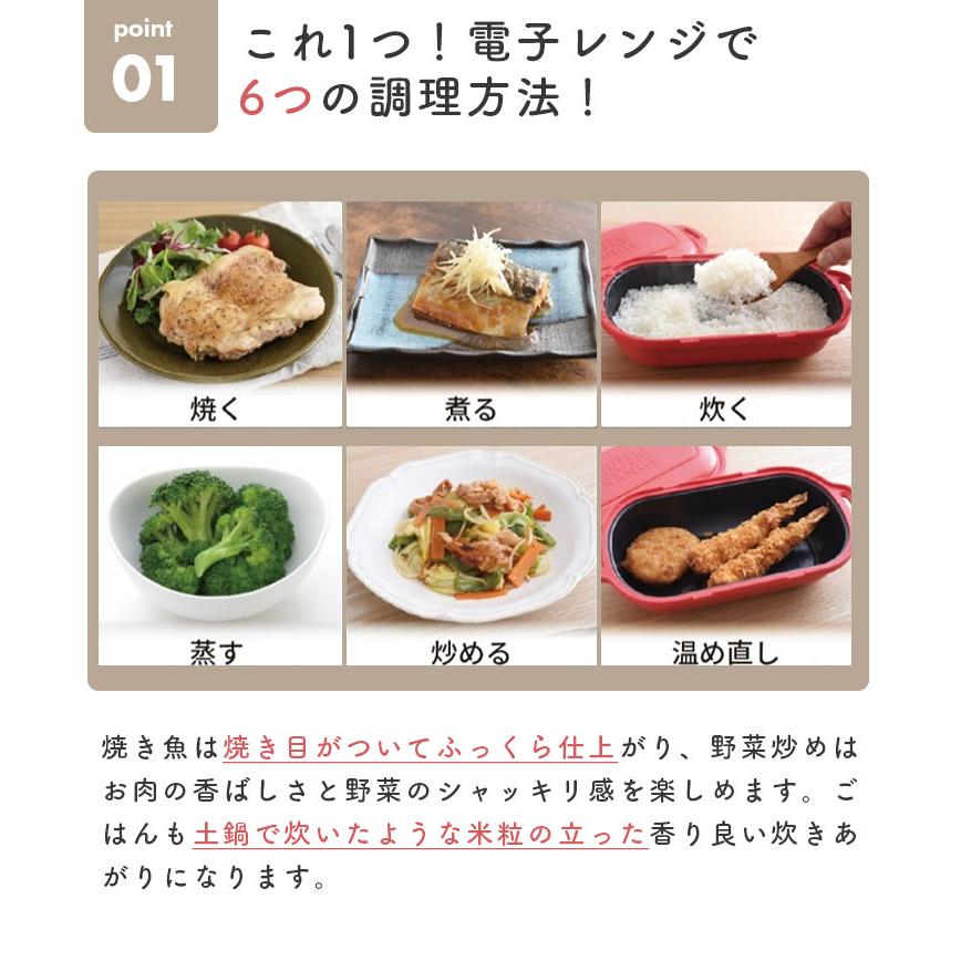 ムテキレンジ 電子レンジ調理器具 （時短 レジェンド松下 焼き魚 炊飯