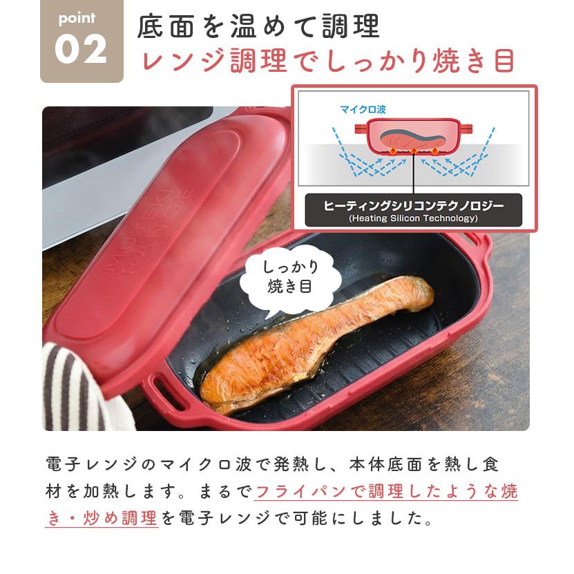 ムテキレンジ 電子レンジ調理器具 （時短 レジェンド松下 焼き魚 炊飯 