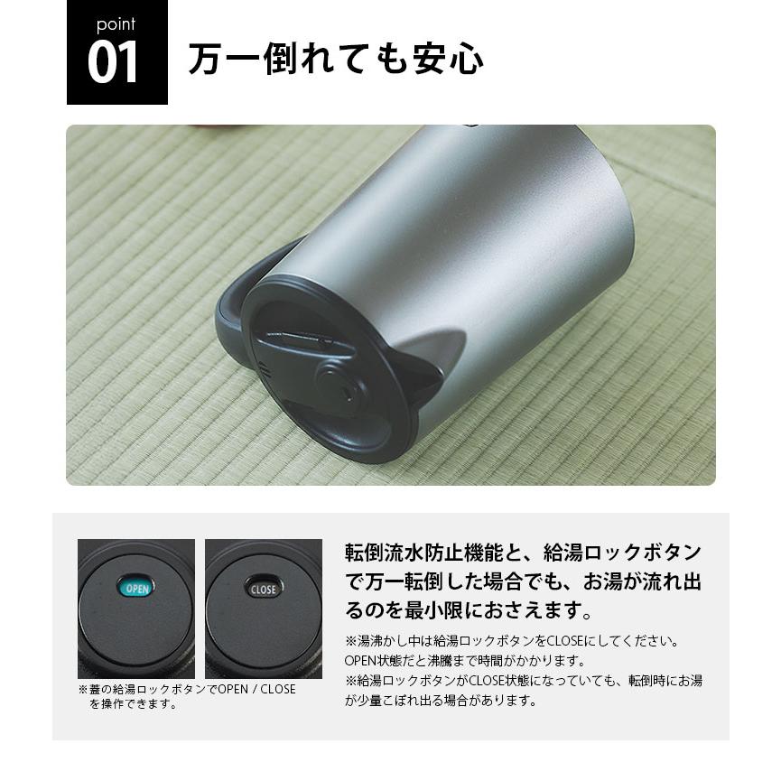 Russell Hobbs ベーシックケトルプラス 7014JP （0.8L 自然保温 二重
