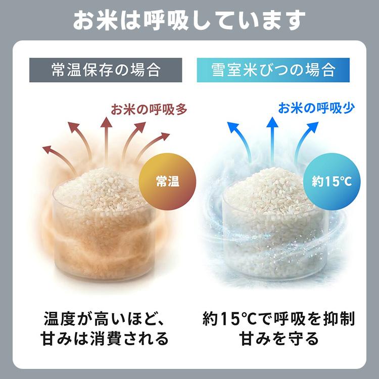 SANKA 保冷保湿米保存庫 雪室米びつ 10kg SRC-011 （保冷米びつ お米