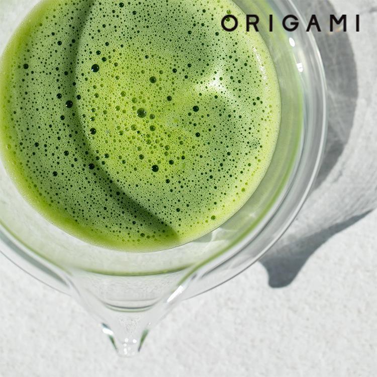 ORIGAMI オリガミ ガラス片口抹茶碗 78023228 Glass Katakuchi Matcha
