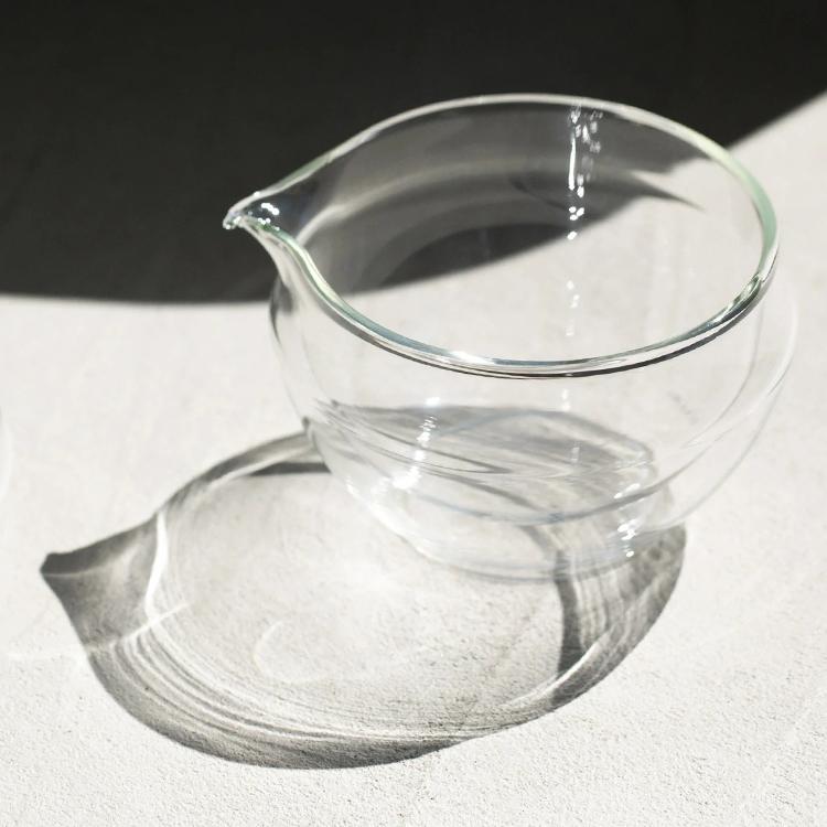 ORIGAMI オリガミ ガラス片口抹茶碗 78023228 Glass Katakuchi Matcha