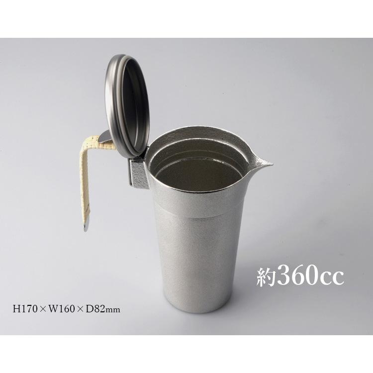 純銀製 チロリ 重さ約59g 酒器 大阪錫器 チロリ ちろり 錫製 210ml 日本製 日本酒 熱燗 高級 酒器 千