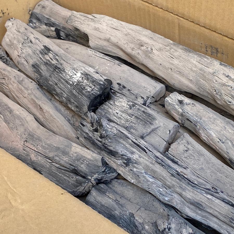 紀州産備長炭 白炭 　馬目半丸大　15kg 紀州備長炭 馬目 半丸大 15kg 和歌山県産 : スマートレジャーYahoo!店