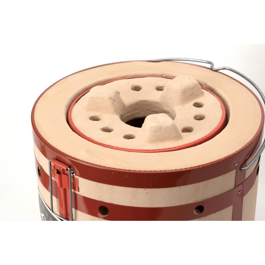 イソライト 練炭コンロ 4号 上つけコンロ 国産 レンタンコンロ