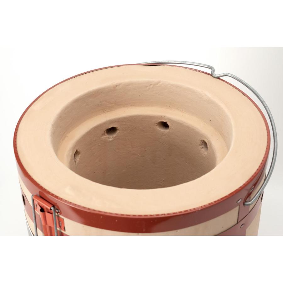 イソライト 練炭コンロ 4号 上つけコンロ 国産 レンタンコンロ