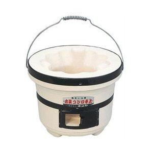 キンカ 木炭コンロ小型卓上 C4-1 七輪 シチリン 卓上 丸 BBQ