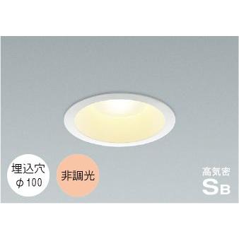 KOIZUMI ダウンライト 100φ LED 選べる光源色 屋外 防水 防雨