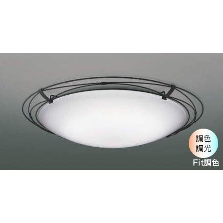 天井 シーリングライト 12畳 照明器具 おしゃれ Led 電気工事不要 リビング アイアンワーク 電球色 昼光色 Fit調色 調光調色 アクリル ブラウン Ah455l Smart Light 通販 Yahoo ショッピング
